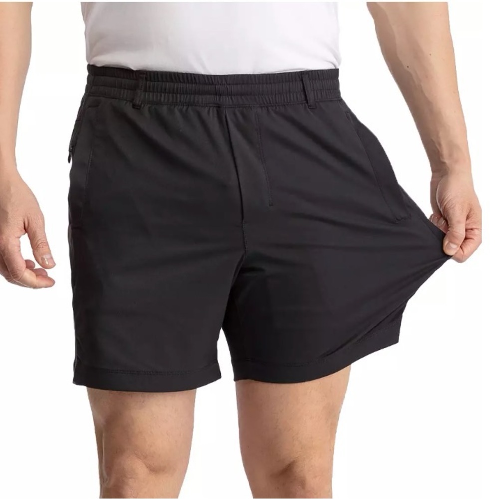Men's Black Birddog Athletic Shorts